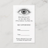 Ophtalmologiste Docteur ophtalmologiste Cartes de  (Devant)