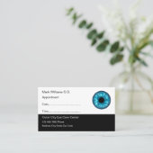 Ophtalmologiste Médicale Cartes de visite de rende (Debout devant)