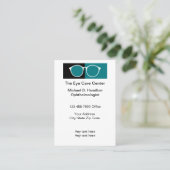 Ophtalmologue Médicale Carte de visite de rendez-v (Debout devant)
