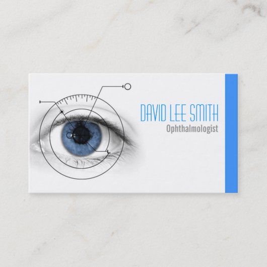 Ophthalmologist Business Card Visitekaartje (Voorkant)