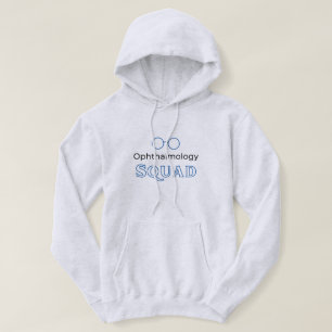 Ophthalmology Squad grappig citaat met een oog Hoodie