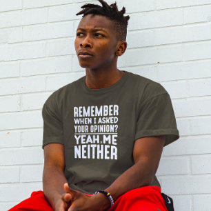 Opinie Sarcasme T-shirt