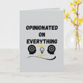 Opinionated On Everything Kaart (Gele Bloem)