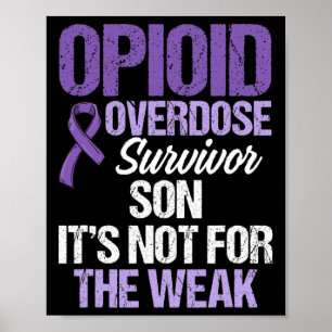 Opioïde Overdosis Bewustzijn Warrior Overlevende 7 Poster