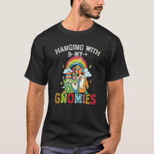Opknoping Met Gnomies Kabouter Prettig Kerst Verve T-shirt