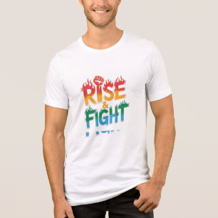 Opkomen en vechten Tri-Blend shirt