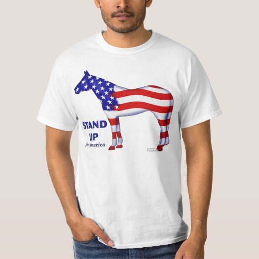 Opkomen voor Amerika T-shirt (Voorkant)