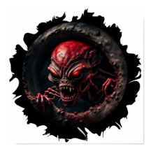 Opkomend buitenaards Poster