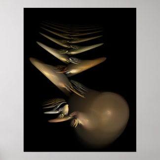 'Opkomend naar vliegen' Poster