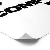 Opkomende complexe patroonformatie van eenvoudiger poster (Hoek)