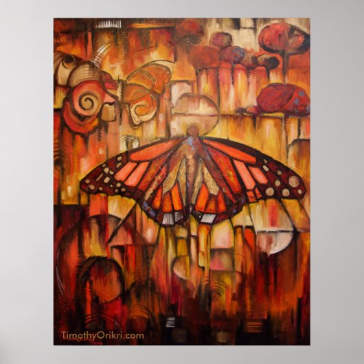 Opkomende herfst - Canvas Print (Voorkant)