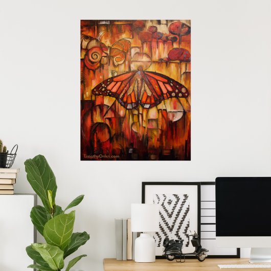 Opkomende herfst - Canvas Print (Thuiskantoor)