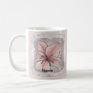 Opkomende leliebloem koffiemok