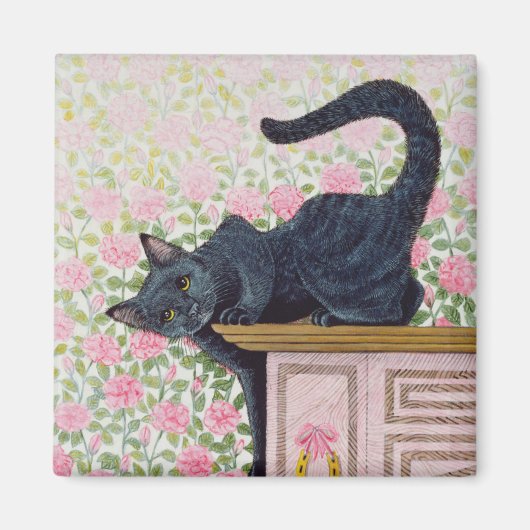 Opkomende Rozen Magneet (Voorkant)