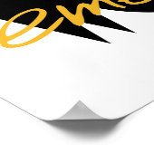 Opkomende vrouw stijgt poster (Hoek)