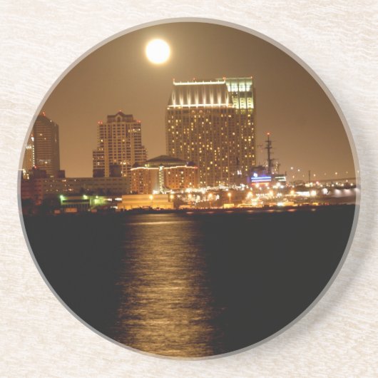 opkomst San Diego Zandsteen Onderzetter (Voorkant)