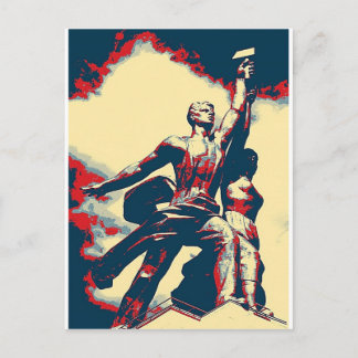 Opkomst van de Rode Arbeider II Briefkaart