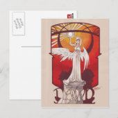 Opkomst van een nieuw briefkaart (Voorkant / Achterkant)