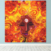 Opkomst van geest (omwikkeld canvas) canvas afdruk (Insitu (Houten vloer))