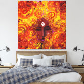 Opkomst van geest (omwikkeld canvas) canvas afdruk (Insitu (Slaapkamer))