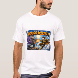 Opkomst van het maandagmonster – Espresso-handhave T-shirt