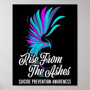 Opkomst van Phoenix de Ashes Suicide Prevention Aw Poster