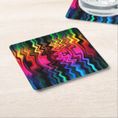 Opkomst Vierkante Kartonnen Onderzetter (Schuin)