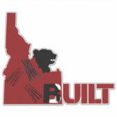 Oplaadbeer Sticker (Voorkant)