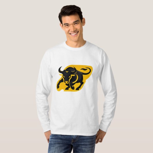 Oplaadstier – Power in Motion T-shirt (Voorkant volledig)