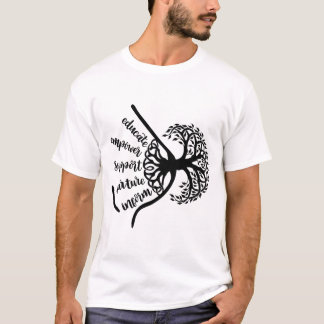 Opleiden Empower Support Nurture Inform T-shirt
