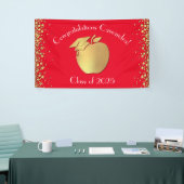 Opleiding Docent Afstuderen Rood Goud Spandoek (Beurs)