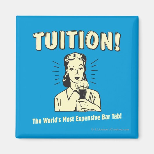 Opleiding: duurste streepjesstaart magneet (Voorkant)