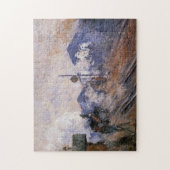 Opleiding station Saint-Lazare in Monet Fine Legpuzzel (Verticaal)