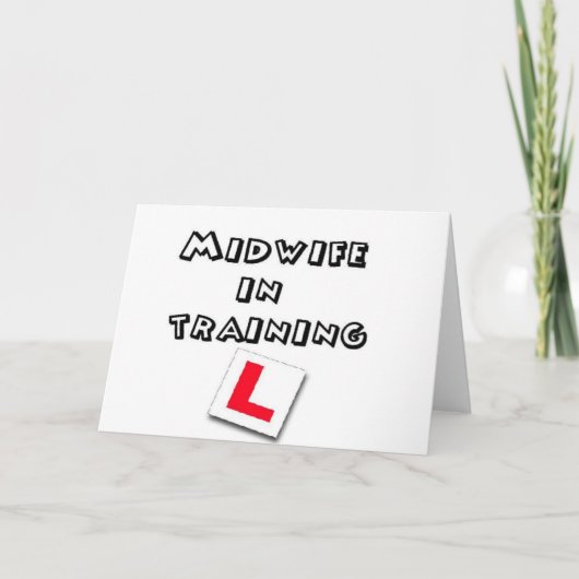 opleiding tot verloskundige kaart (Voorkant)