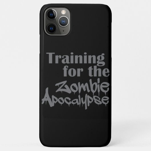 Opleiding van de Zombie Apocalypse Funny Case-Mate iPhone Case (Achterkant)