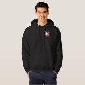Opleiding van mannen (zwart) hoodie (Voorkant volledig)