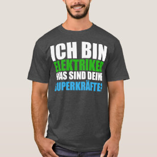 Opleiding van superkrachten in het gezegde van ele t-shirt
