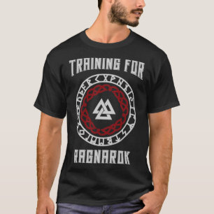 Opleiding voor Ragnarok Viking Fitness Bodybuildin T-shirt