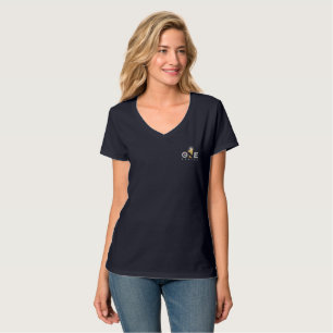 Oplettende Ouderdag   V-hals voor dames T-shirt