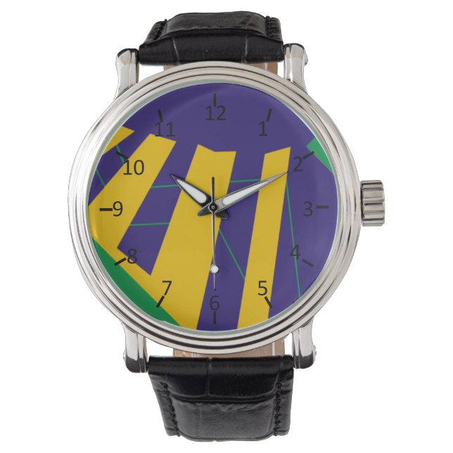 Oplopend Brazilië Horloge (Voorkant)