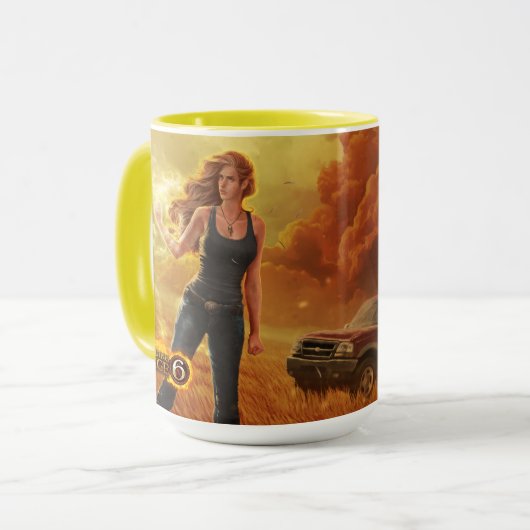 Oplopende Mage 6 koffie-mok Mok (Voorkant links)