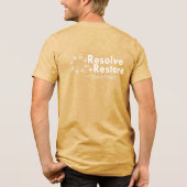 Oplossen + Logo herstellen Tri-Blend Shirt (Achterkant)