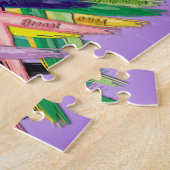 Oplossen van de kankerbewustwording legpuzzel (Zijkant)