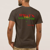 OPLOSSING (BROWN) T-SHIRT (Achterkant)