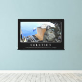 Oplossing: Inspirerend prijsopgave 2 Canvas Afdruk (Insitu (Houten vloer))