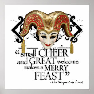 Oplossing van de Feast Quote van Fouten Poster