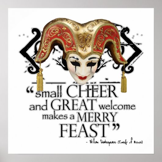 Oplossing van de Feast Quote van Fouten Poster (Voorkant)