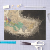 Oplossing van het keizerrijk Karel de Grote 912 AD Tissuepapier (Craft)