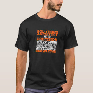 Oplossingsarchitect do t-shirt