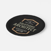 Oplossingsarchitect Papieren Bordje (Gekanteld)